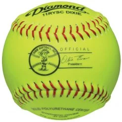 Diamond Dixie Youth 11"Synthetic Fastpitch Softball - One Dozen: 11RYSCDIXIE Fastpitch Softballs