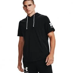 Under Armour Men's UA Rival Terry Short Sleeve Hoodie