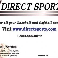 Big Red Publications Big Red Scorebook - Side By Side