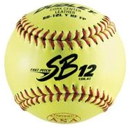 Fastpitch Softballs Dudley SB12LND ASA-NFHS Red Stitch FastpitchSoftball - One Dozen: 4D311Y