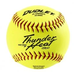 Dudley 12 Inch ZN Fastpitch Practice Softballs .47-375 No Logo - One Dozen: : 43068Y