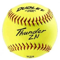 Dudley Thunder ZN Slowpitch .44-375 No Stamping - One Dozen: 43922N Slowpitch Softballs