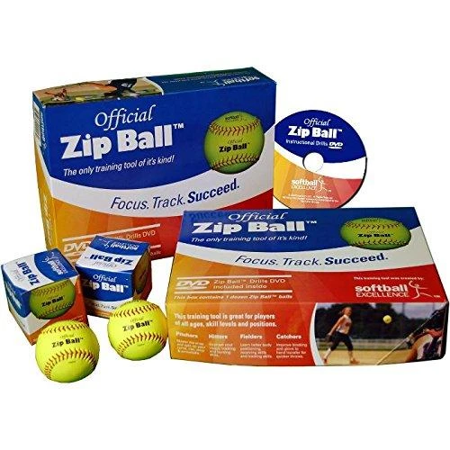 Speciality Balls Softball Excellence Zip Ball Case - 12 Balls 3 Speciality Balls Softball Excellence Zip Ball Case - 12 Balls