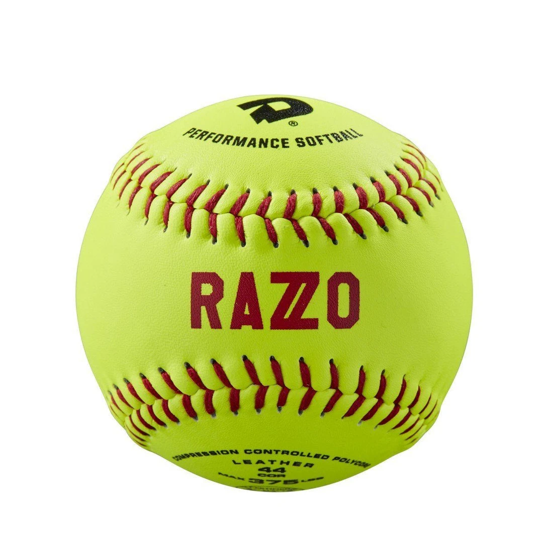 DeMarini Razzo 11” ASA Leather Slowpitch Softball 44-375 - One Dozen: WTDRZOL11AB Slowpitch Softballs 3 DeMarini Razzo 11” ASA Leather Slowpitch Softball 44-375 - One Dozen: WTDRZOL11AB Slowpitch Softballs