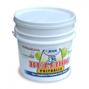 JUGS Bulldog Bucket Polyballs Of 18 Baseballs Speciality Balls 3 JUGS Bulldog Bucket Polyballs Of 18 Baseballs Speciality Balls