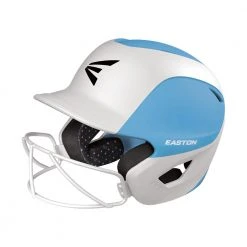 Batting Helmets Easton Ghost Matte Two-Tone Batting Helmet With Integrated Facemask
