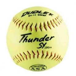 Slowpitch Softballs Dudley 11 Inch Thunder SY Series ASA Slowpitch Softball - One Dozen: 4A722N