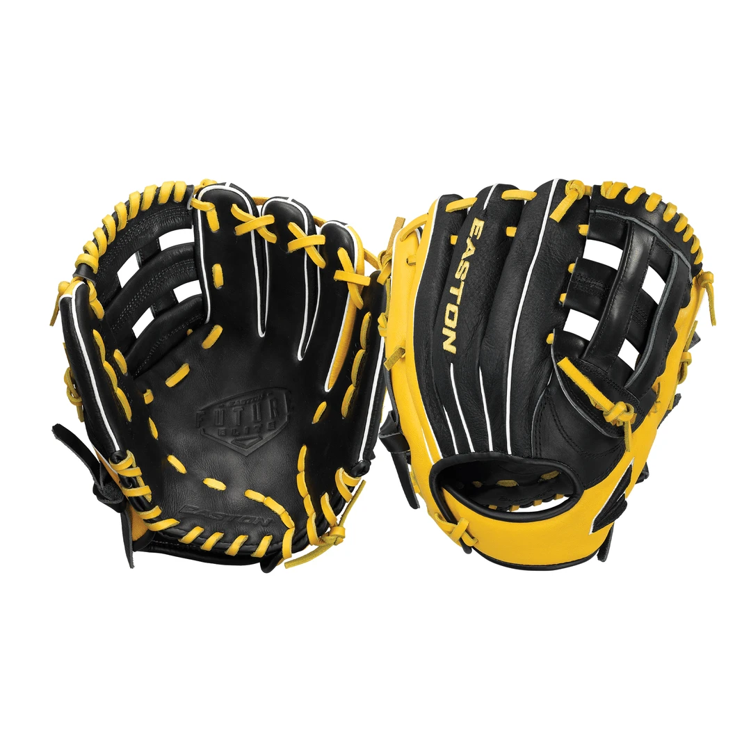 2021 Easton Future 11" Elite Series Baseball Glove Black/Yellow: FE1100 Baseball Gloves 3 2021 Easton Future 11" Elite Series Baseball Glove Black/Yellow: FE1100 Baseball Gloves