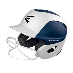 Batting Helmets Easton Ghost Matte Two-Tone Batting Helmet With Integrated Facemask