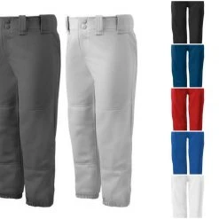 Mizuno Girl's Belted Low Rise Pants: 350462