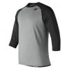 New Balance 3/4 Baseball Raglan Top: TMMT601 Shirts