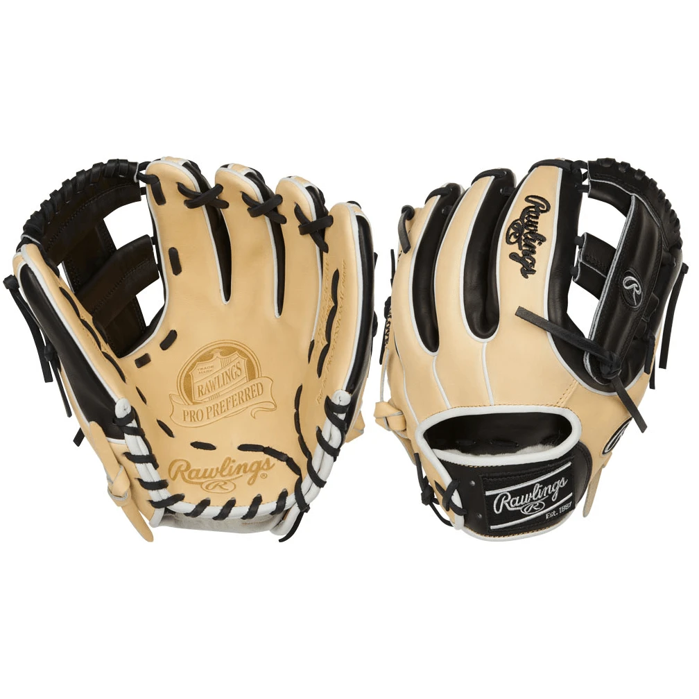 Baseball Gloves Rawlings Pro Preferred 11.5” Baseball Glove: PROS314-13CBW 3 Baseball Gloves Rawlings Pro Preferred 11.5” Baseball Glove: PROS314-13CBW