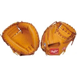 Rawlings Heart-of-the-Hide 33” Baseball Catcher’s Mitt: ROCM33T Baseball Gloves