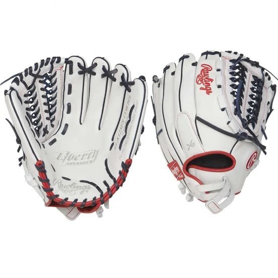 Rawlings Liberty Advanced 12.5” Fastpitch Softball Glove (Left-Hand Thrower): RLA125FS-15WNS 3 Rawlings Liberty Advanced 12.5” Fastpitch Softball Glove (Left-Hand Thrower): RLA125FS-15WNS