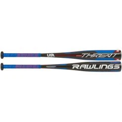 2022 Rawlings Threat 2 5/8” -12 USA Youth Baseball Bat: US1T12 Youth Big Barrel Bats USA Baseball