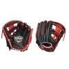 Easton Tournament Elite Transitional Size 11.5" Black/Red Baseball Glove: TE115BR