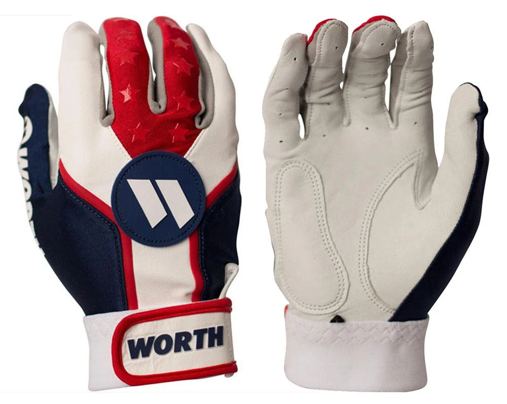 Worth Slowpitch Batting Gloves: WBATGL 3 Worth Slowpitch Batting Gloves: WBATGL