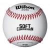Wilson Sporting Goods Baseballs Wilson A1228 Soft Compression Level 5 Baseball (Dozen): WTA1228B 2 Wilson Sporting Goods Baseballs Wilson A1228 Soft Compression Level 5 Baseball (Dozen): WTA1228B