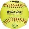 Worth Hot Dot Pro Tac Synthetic USA (ASA) Softball 12 Inch (Dozen): AHD12SY