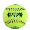 Slowpitch Softballs AD Starr Tattoo 52-300 11 Inch Yellow USA (ASA) Slowpitch Softball - One Dozen: AT1152PS