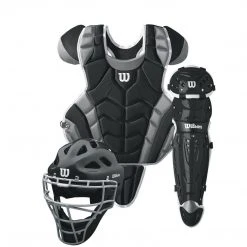 Wilson Sporting Goods Wilson C1K™ Intermediate Catcher’s Gear Set (NOCSAE Approved): WTA4604