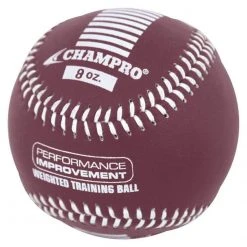Baseballs Champro 8 Oz Weighted Training Baseball: CBB708CS