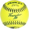 Dudley Thunder SY USSSA Fastpitch 12 Inch Synthetic Softball - One Dozen: 4U913Y Fastpitch Softballs