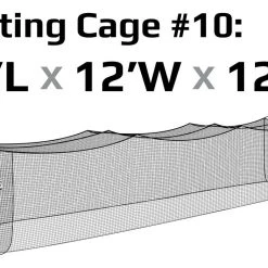 JUGS #10 Cage Twisted Knotted Polyethylene #60 Net 55 X12 X12: N2905
