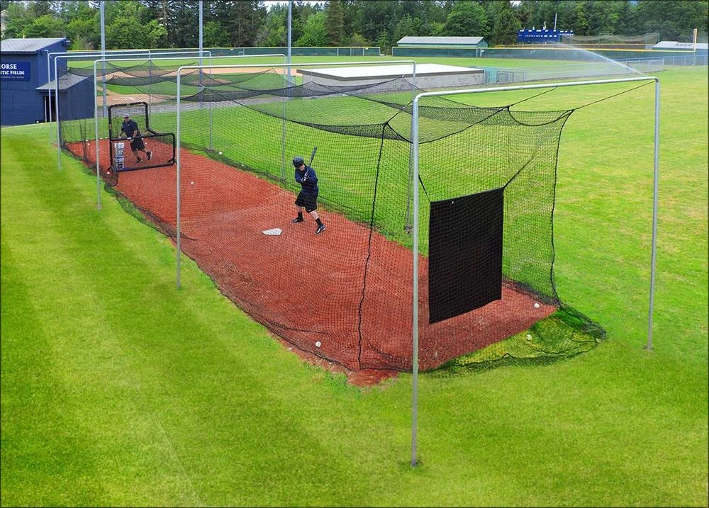JUGS #8 Cage Twisted Knotted Polyethylene #60 Net 55 X 11 X 11: N8105 Batting Cages 3 JUGS #8 Cage Twisted Knotted Polyethylene #60 Net 55 X 11 X 11: N8105 Batting Cages
