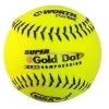 Slowpitch Softballs Worth Super Gold Dot NSA ICON Slow Pitch Softball (Dozen): NI12SY