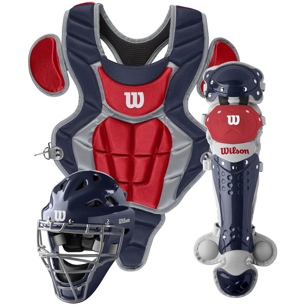 Wilson Sporting Goods Wilson C200 3-Piece Youth Baseball Catcher’s Set: WB57116 4 Wilson Sporting Goods Wilson C200 3-Piece Youth Baseball Catcher’s Set: WB57116