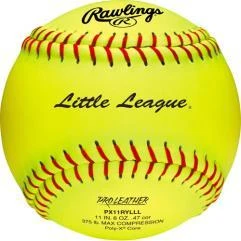 Fastpitch Softballs Rawlings Little League 11 Inch Leather Fastpitch Softball - One Dozen: PX11RYLLL