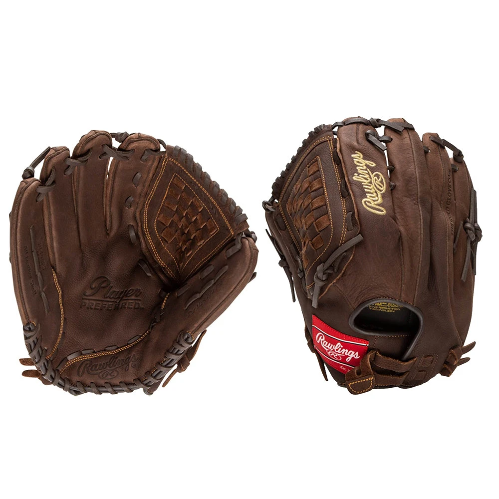 Slowpitch Softball Gloves Rawlings Player Preferred 14” Slowpitch Softball Glove: P140BPS 3 Slowpitch Softball Gloves Rawlings Player Preferred 14” Slowpitch Softball Glove: P140BPS