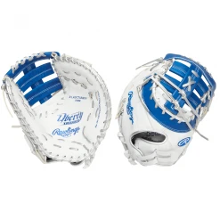Fastpitch Softball Gloves Rawlings Liberty Advanced Color Sync 13” Fastpitch Softball First Base Mitt: RLADCTSBWRP