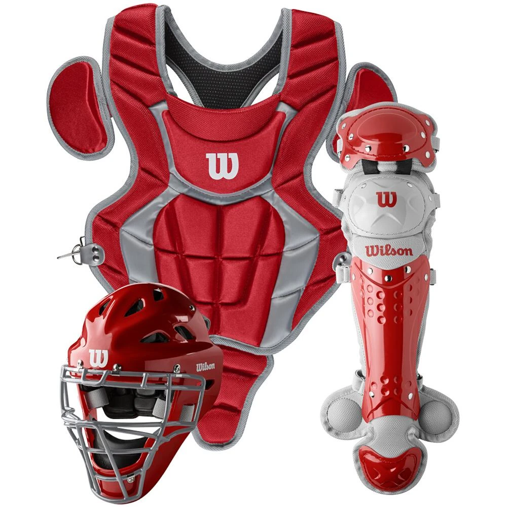 Wilson Sporting Goods Wilson C200 3-Piece Youth Baseball Catcher’s Set: WB57116 6 Wilson Sporting Goods Wilson C200 3-Piece Youth Baseball Catcher’s Set: WB57116