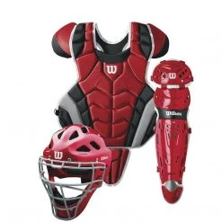 Wilson Sporting Goods Wilson C1K™ Intermediate Catcher’s Gear Set (NOCSAE Approved): WTA4604