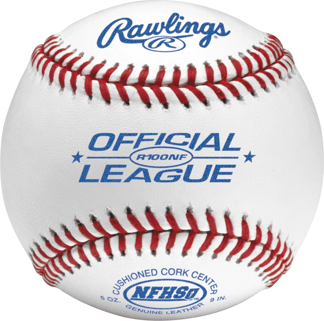 Rawlings R100 NFHS Logo Baseball Baseballs 3 Rawlings R100 NFHS Logo Baseball Baseballs