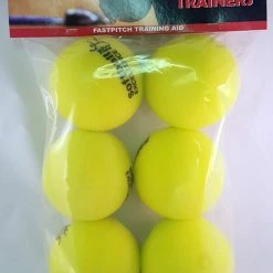 Speciality Balls Softball Excellence Foam Trainers Training Softballs (6 Balls): 0305