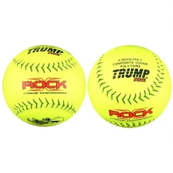Trump X-Rock 12” ISA Composite Slowpitch Softball .44-400 - One Dozen: 1453228 Slowpitch Softballs