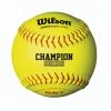 Wilson Sporting Goods Fastpitch Softballs Wilson A9031B ASA Poly Core Fastpitch Softball 12 Inch: One Dozen
