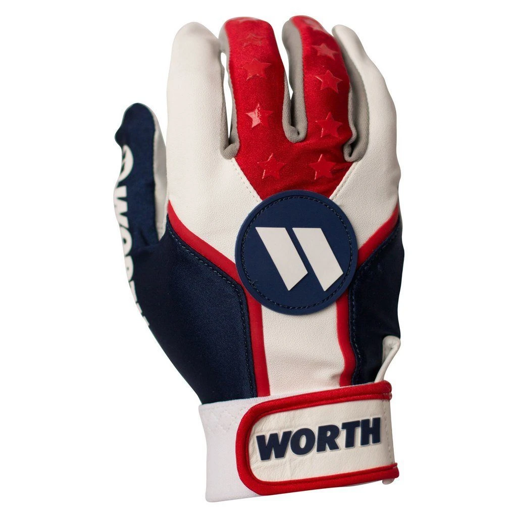 Worth Slowpitch Batting Gloves: WBATGL 4 Worth Slowpitch Batting Gloves: WBATGL