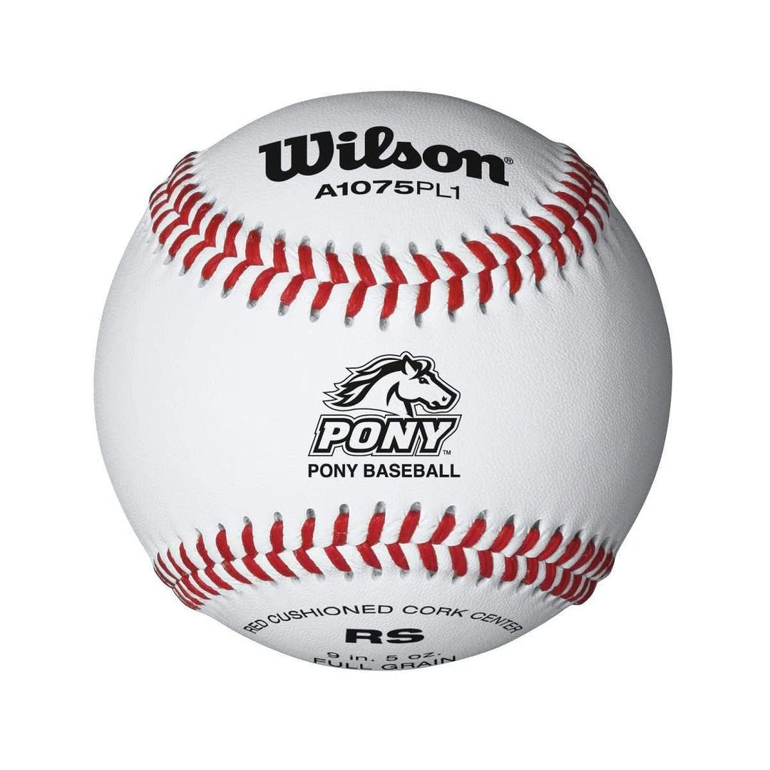 Wilson Sporting Goods Wilson A1075BPL1 Pony Baseball (Dozen) 3 Wilson Sporting Goods Wilson A1075BPL1 Pony Baseball (Dozen)